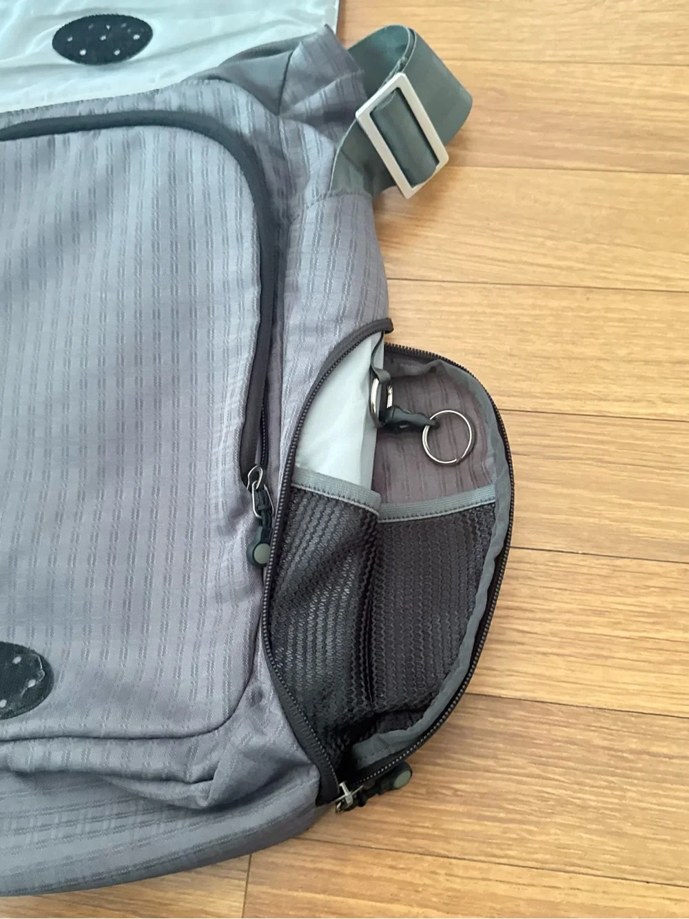 Patagonia Light Gray Messenger Bag